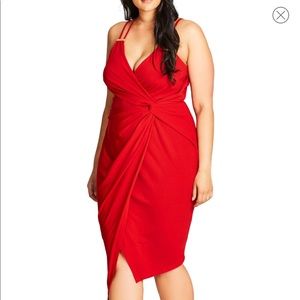 Never worn City Chic Red Dress (Never Worn)